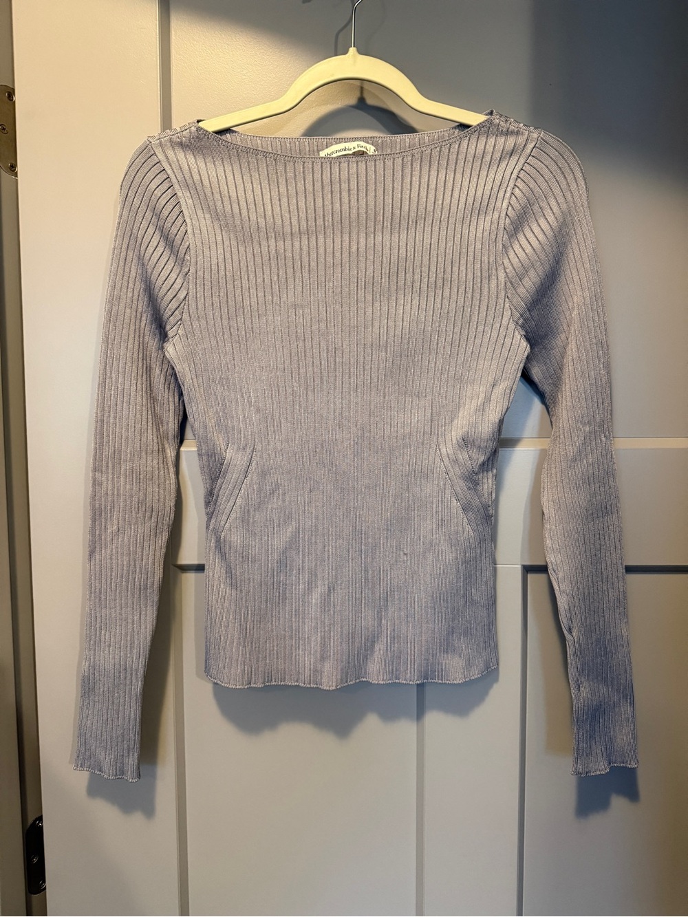 Abercrombie & Fitch Slate Blue Long Sleeve